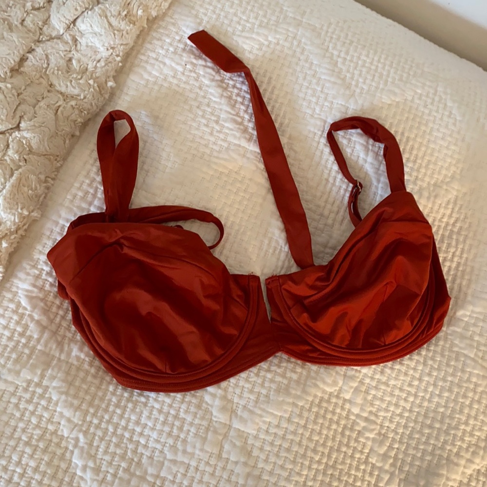 Monday Swimwear Covelly Top in Terracotta
